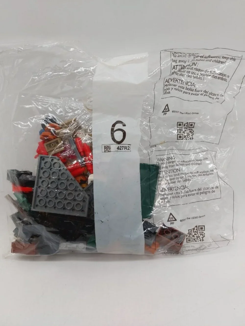Lego part incomplete